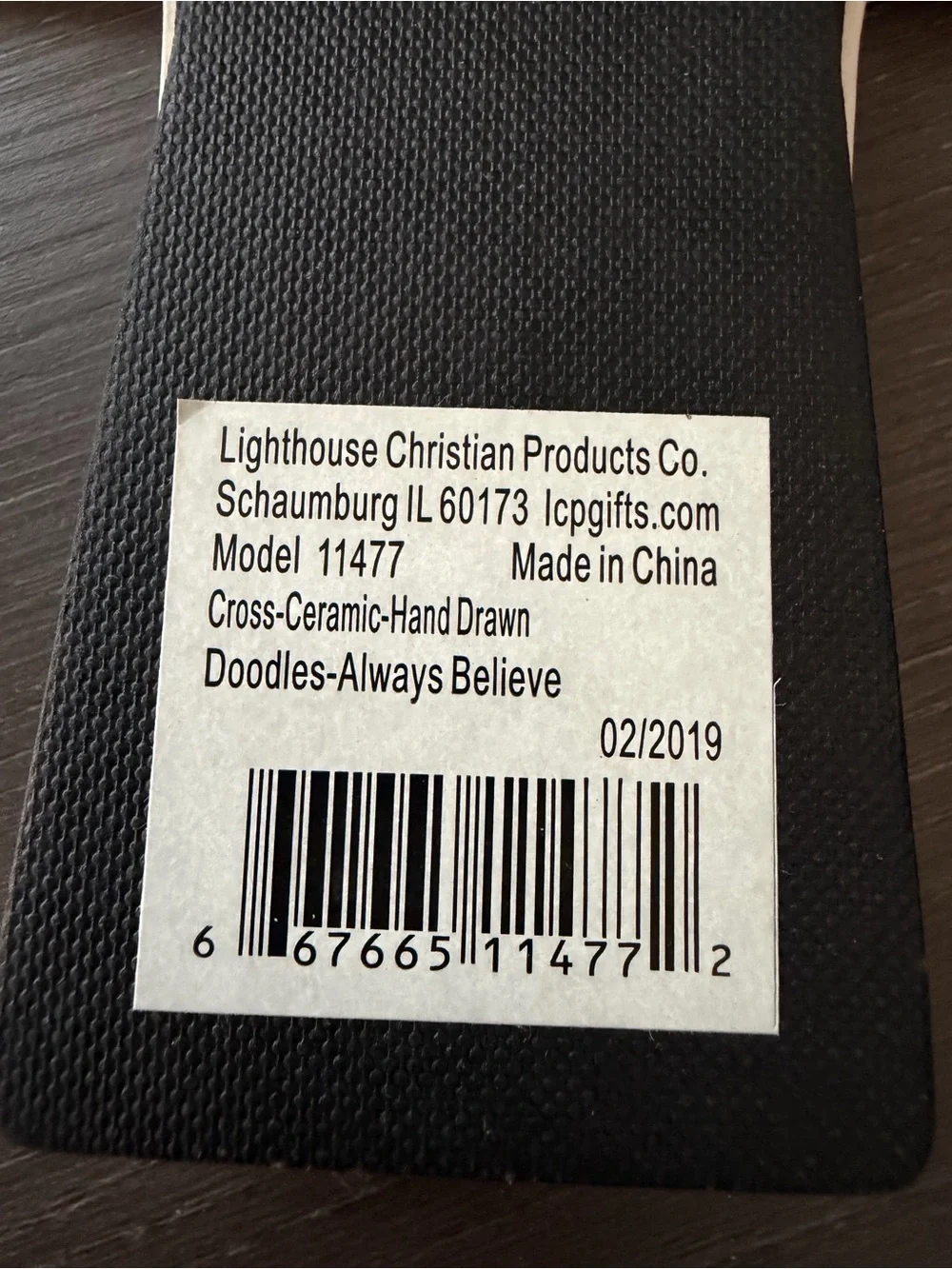 Lighthouse Christian Always Believe Ceramic Cross Romans 8:28